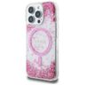 Etui Guess HC Resin Bottom Glitter do iPhone 16 Pro Max MagSafe różowy na NearMe.pl