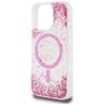 Etui Guess HC Resin Bottom Glitter do iPhone 16 Pro Max MagSafe różowy na NearMe.pl