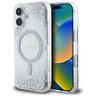 Etui Guess HC Resin Bottom Glitter do    iPhone 16 MagSafe srebrny na NearMe.pl
