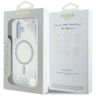Etui Guess HC Resin Bottom Glitter do    iPhone 16 MagSafe srebrny na NearMe.pl
