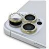 Zestaw 2w1 Guess BP Rhinestone szkło na  ekran i obiektyw aparatu do iPhone 16 Pro Max złoty na NearMe.pl