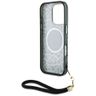 Etui Guess HC IML Leopard Triangle Cord  Strap do iPhone 16 Pro MagSafe czarny na NearMe.pl