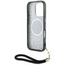 Etui Guess HC IML Leopard Triangle Cord  Strap do iPhone 16 Pro MagSafe brązowy na NearMe.pl