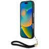Etui Guess HC IML Leopard Triangle Cord  Strap do iPhone 16 Pro Max MagSafe brązowy na NearMe.pl
