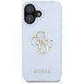 Etui Guess Grained Big 4G Logo Small     Classic Logo do iPhone 16 niebieski na NearMe.pl