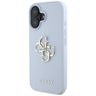 Etui Guess Grained Big 4G Logo Small     Classic Logo do iPhone 16 niebieski na NearMe.pl