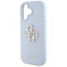 Etui Guess Grained Big 4G Logo Small     Classic Logo do iPhone 16 niebieski na NearMe.pl