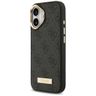 Etui Guess 4G Logo Plate MagSafe do      iPhone 17 czarny na NearMe.pl