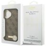 Etui Guess 4G Logo Plate MagSafe do      iPhone 17 brązowy na NearMe.pl