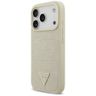 Etui Guess Croco Triangle Logo MagSafe   do iPhone 17 Pro złoty na NearMe.pl