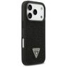 Etui Guess Rhinestone Triangle Logo do   iPhone 17 Pro czarny na NearMe.pl