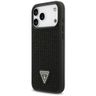 Etui Guess Rhinestone Triangle Logo do   iPhone 17 Pro Max czarny na NearMe.pl