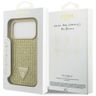 Etui Guess Rhinestone Triangle Logo do   iPhone 17 Pro złoty na NearMe.pl