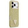 Etui Guess Rhinestone Triangle Logo do   iPhone 17 Pro złoty na NearMe.pl