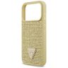 Etui Guess Rhinestone Triangle Logo do   iPhone 17 Pro złoty na NearMe.pl