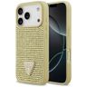 Etui Guess Rhinestone Triangle Logo do   iPhone 17 Pro złoty na NearMe.pl