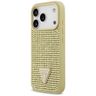 Etui Guess Rhinestone Triangle Logo do   iPhone 17 Pro złoty na NearMe.pl