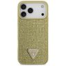 Etui Guess Rhinestone Triangle Logo do   iPhone 17 Pro Max złoty na NearMe.pl