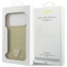 Etui Guess Rhinestone Triangle Logo do   iPhone 17 Pro Max złoty na NearMe.pl