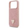 Etui Guess Rhinestone Triangle Logo do   iPhone 17 Pro różowy na NearMe.pl