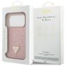 Etui Guess Rhinestone Triangle Logo do   iPhone 17 Pro różowy na NearMe.pl