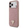 Etui Guess Rhinestone Triangle Logo do   iPhone 17 Pro Max różowy na NearMe.pl