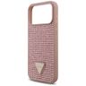 Etui Guess Rhinestone Triangle Logo do   iPhone 17 Pro Max różowy na NearMe.pl