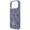 Etui Guess 4G Strass Logo MagSafe do     iPhone 17 Pro Max niebieski na NearMe.pl