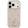Etui Guess 4G Strass Logo MagSafe do     iPhone 17 Pro różowy na NearMe.pl
