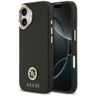 Etui Guess Grained Strass Logo MagSafe   do iPhone 17 czarny na NearMe.pl