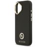 Etui Guess Grained Strass Logo MagSafe   do iPhone 17 czarny na NearMe.pl