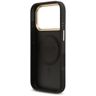 Etui Guess Grained Strass Logo MagSafe   do iPhone 17 Pro czarny na NearMe.pl