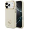 Etui Guess Grained Strass Logo MagSafe   do iPhone 17 Pro beżowy na NearMe.pl