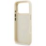 Etui Guess Grained Strass Logo MagSafe   do iPhone 17 Pro beżowy na NearMe.pl