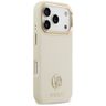 Etui Guess Grained Strass Logo MagSafe   do iPhone 17 Pro beżowy na NearMe.pl