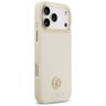 Etui Guess Grained Strass Logo MagSafe   do iPhone 17 Pro Max beżowy na NearMe.pl