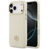 Etui Guess Grained Strass Logo MagSafe   do iPhone 17 Pro Max beżowy na NearMe.pl
