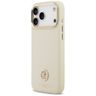 Etui Guess Grained Strass Logo MagSafe   do iPhone 17 Pro Max beżowy na NearMe.pl
