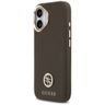 Etui Guess Grained Strass Logo MagSafe   do iPhone 17 brązowy na NearMe.pl