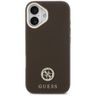 Etui Guess Grained Strass Logo MagSafe   do iPhone 17 brązowy na NearMe.pl