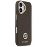 Etui Guess Grained Strass Logo MagSafe   do iPhone 17 brązowy na NearMe.pl