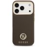Etui Guess Grained Strass Logo MagSafe   do iPhone 17 Pro brązowy na NearMe.pl
