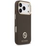 Etui Guess Grained Strass Logo MagSafe   do iPhone 17 Pro brązowy na NearMe.pl