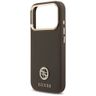 Etui Guess Grained Strass Logo MagSafe   do iPhone 17 Pro brązowy na NearMe.pl