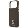 Etui Guess Grained Strass Logo MagSafe   do iPhone 17 Pro Max brązowy na NearMe.pl