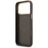 Etui Guess Grained Strass Logo MagSafe   do iPhone 17 Pro Max brązowy na NearMe.pl