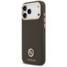 Etui Guess Grained Strass Logo MagSafe   do iPhone 17 Pro Max brązowy na NearMe.pl