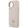 Etui Guess Grained Strass Logo MagSafe   do iPhone 17 różowy na NearMe.pl