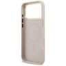 Etui Guess Grained Strass Logo MagSafe   do iPhone 17 Pro Max różowy na NearMe.pl