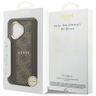 Etui Guess 4G Stripe MagSafe do iPhone   17 brązowy na NearMe.pl